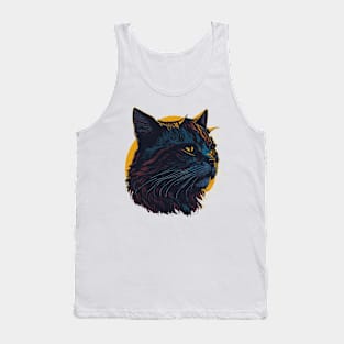 Vector Cat Tank Top